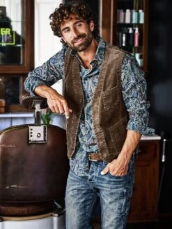 Barber-Hemd -Men's Clothing Verkäufe EC10 4363 DE