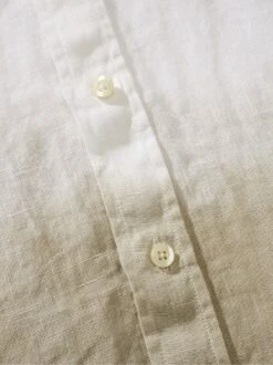 Farbbad-Leinenhemd -Men's Clothing Verkäufe EC10 4364 DJ