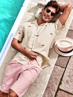 Kurzarmhemd Crab -Men's Clothing Verkäufe EC10 4398 DE 2