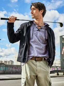 Stadtviertel-Hemd -Men's Clothing Verkäufe EC10 4489 DF