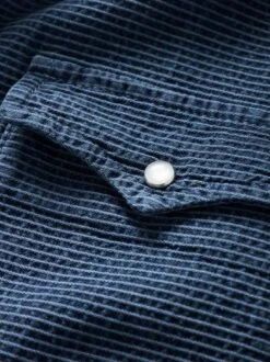 3-D-Denimhemd -Men's Clothing Verkäufe EC10 4563 DI