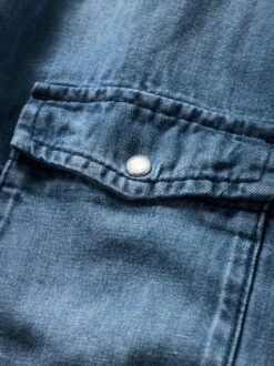 Ursprüngliches Denimhemd -Men's Clothing Verkäufe EC10 4564 DI 1