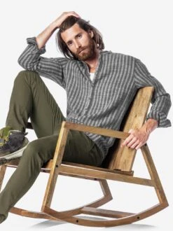 Bildhauerhemd -Men's Clothing Verkäufe EC10 4694 DE