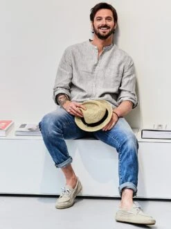 Fischerhemd -Men's Clothing Verkäufe EC10 4827 DF