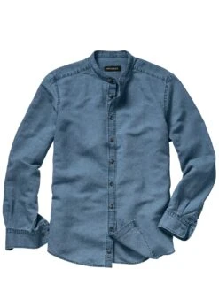 Viel-Flachs-Jeanshemd -Men's Clothing Verkäufe EC10 4927 FA