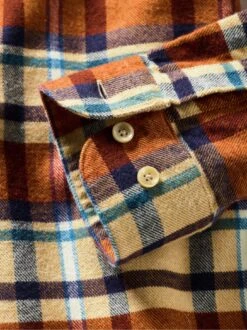 Entschleunigtes Flanellhemd -Men's Clothing Verkäufe EC10 6555 DH 1