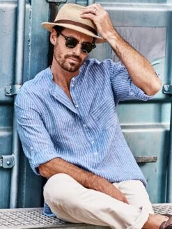 Fischerhemd -Men's Clothing Verkäufe EC10 7078 DD