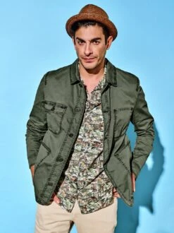 Wasserfarben-Hemd -Men's Clothing Verkäufe EC10 7245 DE 2