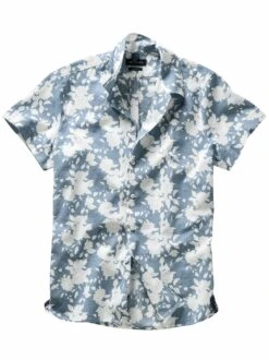 Löschblumen-Hemd -Men's Clothing Verkäufe EC10 7275 FA 1