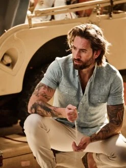 Spezialeffekt-Hemd -Men's Clothing Verkäufe EC10 7303 DE 1