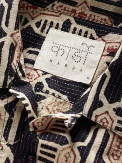 Ajrakh-Kurzarmhemd 23 Ajrakh-Kurzarmhemd -Men's Clothing Verkäufe EC10 7369 DG