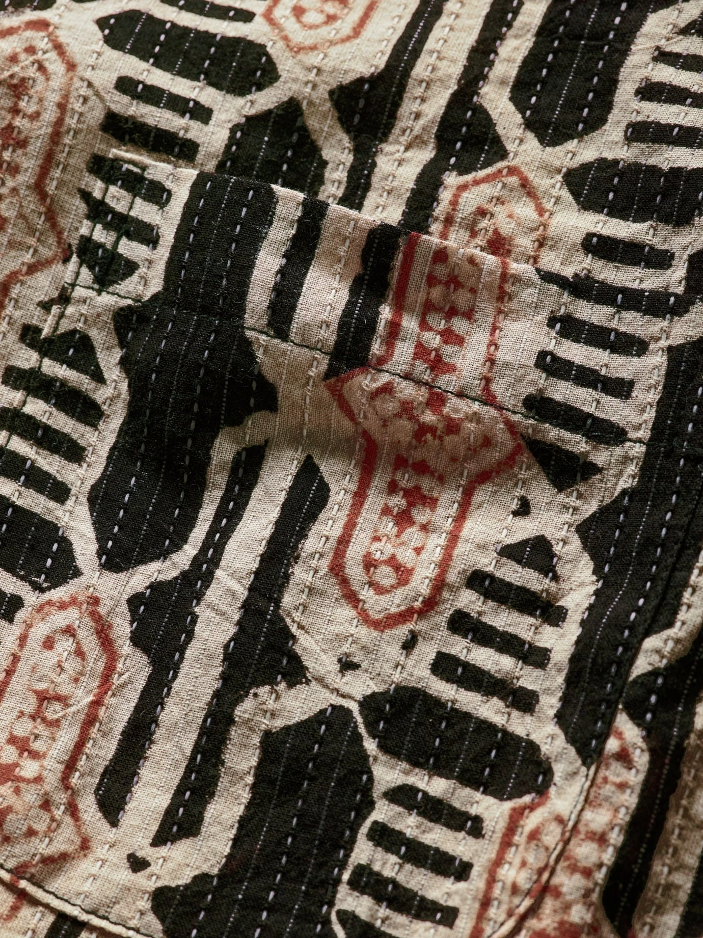 Ajrakh-Kurzarmhemd 5 Ajrakh-Kurzarmhemd – Bild 5