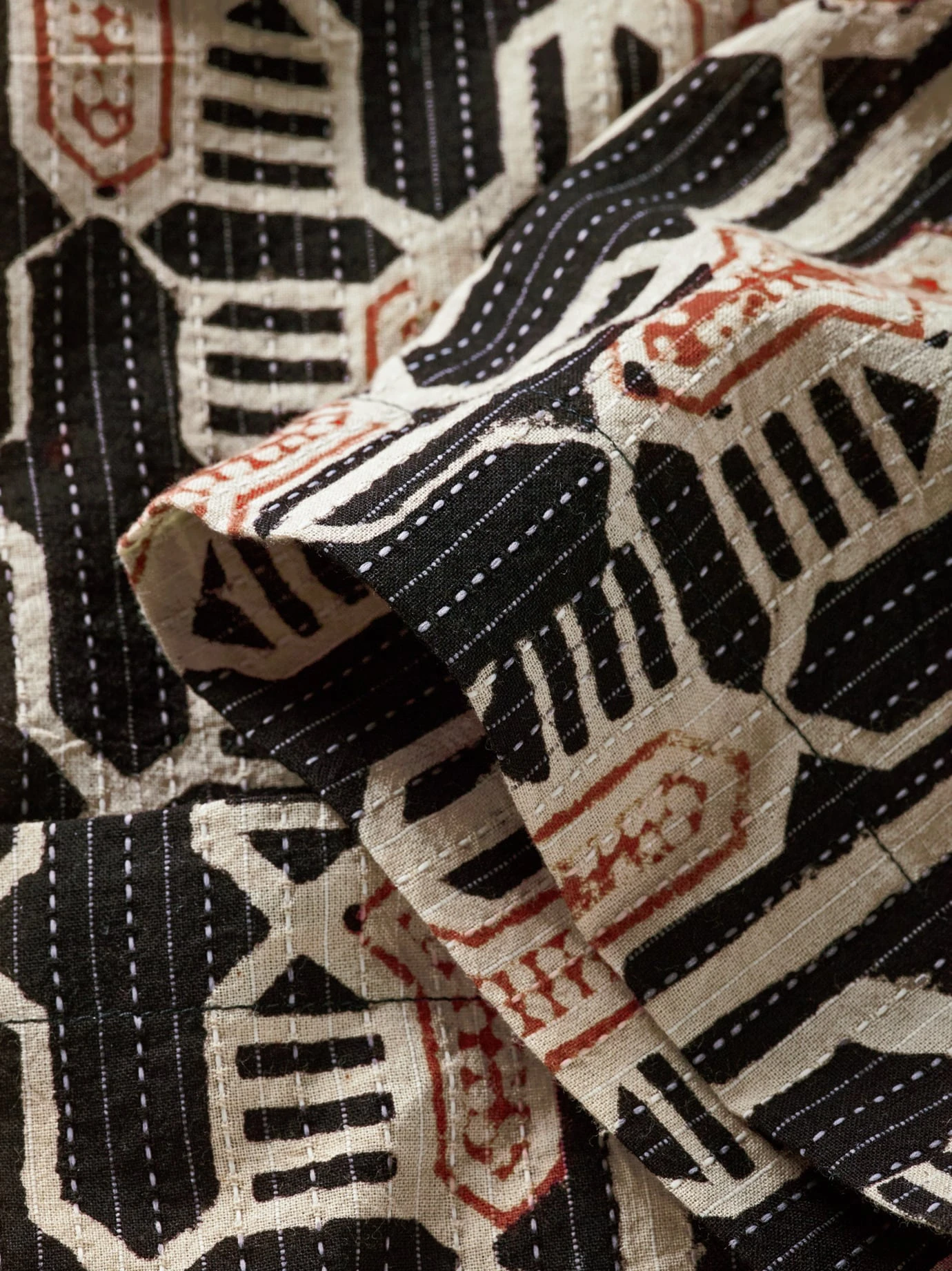 Ajrakh-Kurzarmhemd 13 Ajrakh-Kurzarmhemd – Bild 13