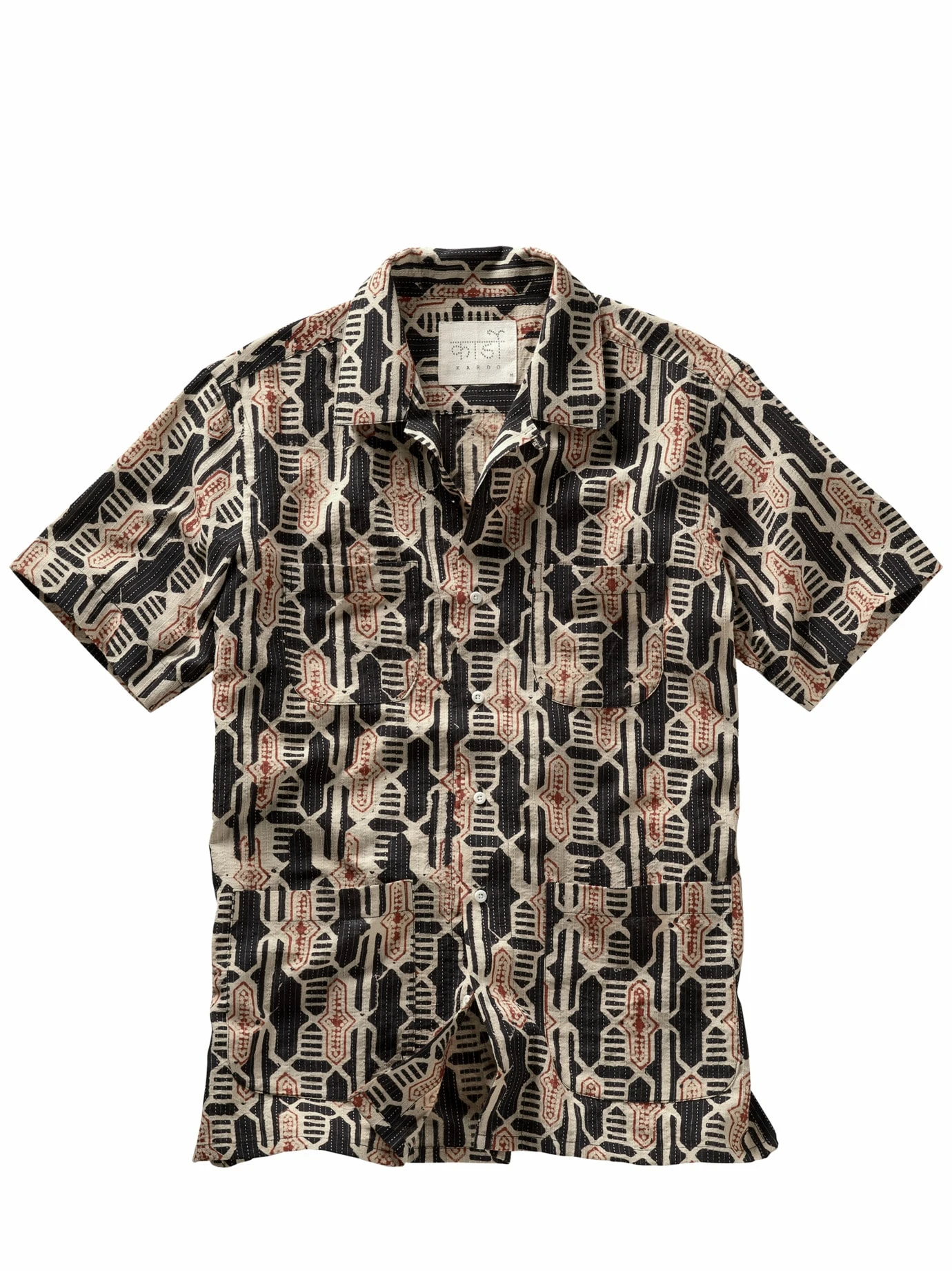 Ajrakh-Kurzarmhemd 8 Ajrakh-Kurzarmhemd – Bild 8