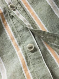 Ausgeglichenes Leinenhemd -Men's Clothing Verkäufe EC10 7372 DI