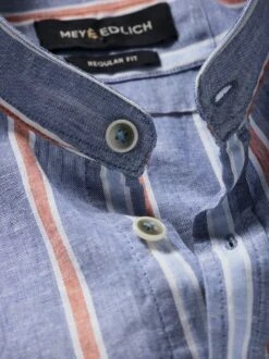 Ausgeglichenes Leinenhemd -Men's Clothing Verkäufe EC10 7386 DG