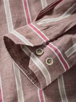 Ausgeglichenes Leinenhemd -Men's Clothing Verkäufe EC10 7391 DH