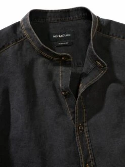 Viel-Flachs-Jeanshemd -Men's Clothing Verkäufe EC10 7472 DG