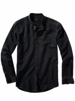 Viel-Flachs-Jeanshemd -Men's Clothing Verkäufe EC10 7472 FA 1