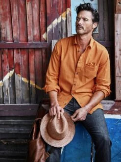 Leinenhemd Gibraltar -Men's Clothing Verkäufe EC10 7516 DF 1