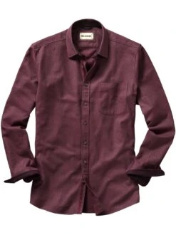 Erhabenes Flanellhemd