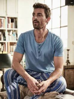 Feierabend-Pyjamashirt -Men's Clothing Verkäufe EC22 4167 DF 1