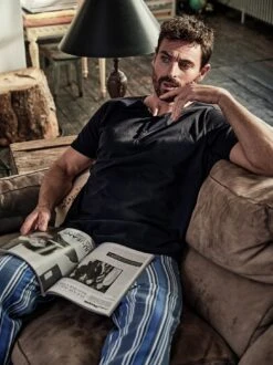 Feierabend-Pyjamashirt -Men's Clothing Verkäufe EC22 4168 DF