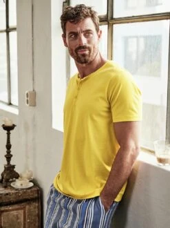 Feierabend-Pyjamashirt -Men's Clothing Verkäufe EC22 4169 DF