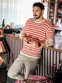 Pasta-Pullover -Men's Clothing Verkäufe EC23 6010 DE 1