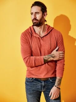 Ju-Longsleevehoodie -Men's Clothing Verkäufe EC23 6177 DF 1