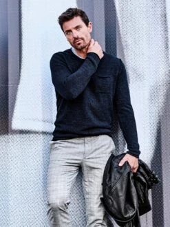 Mamma-mia-Pullover -Men's Clothing Verkäufe EC23 6195 DE 1