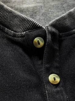 Blue-Note-Henley -Men's Clothing Verkäufe EC23 6298 DG