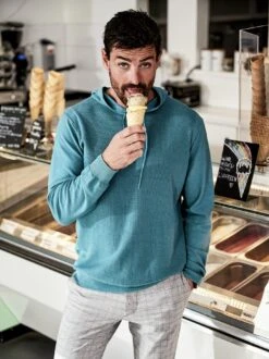 Eisdielen-Hoodie -Men's Clothing Verkäufe EC23 6414 DF