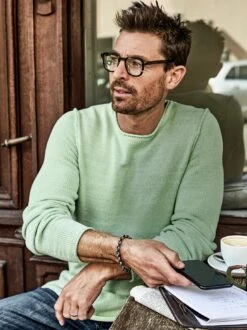 Reporter-Pullover -Men's Clothing Verkäufe EC23 6472 DE 1