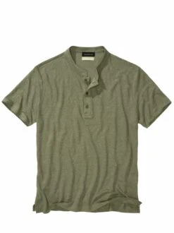 Lust-auf-Luft-Leinenpolo -Men's Clothing Verkäufe EC23 6480 FA