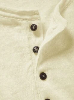 Gehaltvolles Leinenhenley -Men's Clothing Verkäufe EC23 6485 DH