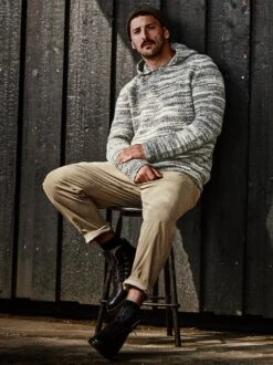 Strickhoodie Ca10pote -Men's Clothing Verkäufe EC23 6530 DE 1