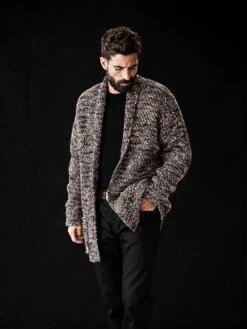 Stadtlichter-Strickjacke -Men's Clothing Verkäufe EC23 7264 DC