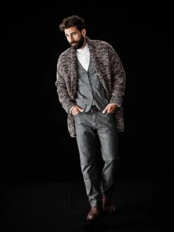 Stadtlichter-Strickjacke -Men's Clothing Verkäufe EC23 7264 DD 1