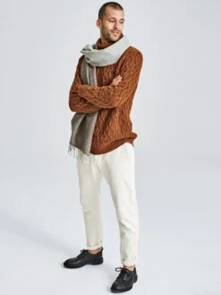 Irlands Ingwer-Pullover -Men's Clothing Verkäufe EC23 7405 DF 1