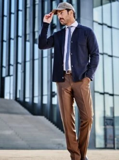 Cleverness-Cardigan -Men's Clothing Verkäufe EC23 7438 DE 1