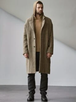 Wollwalk-Hoodie -Men's Clothing Verkäufe EC23 7452 DF