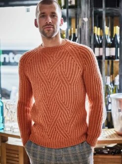 Knotenkunst-Pullover -Men's Clothing Verkäufe EC23 7553 DF 1
