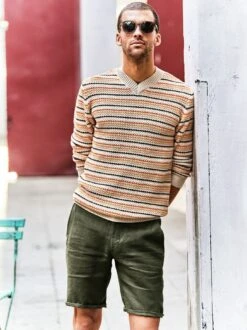 Bienenwaben-Pullover -Men's Clothing Verkäufe EC23 7675 DF 1