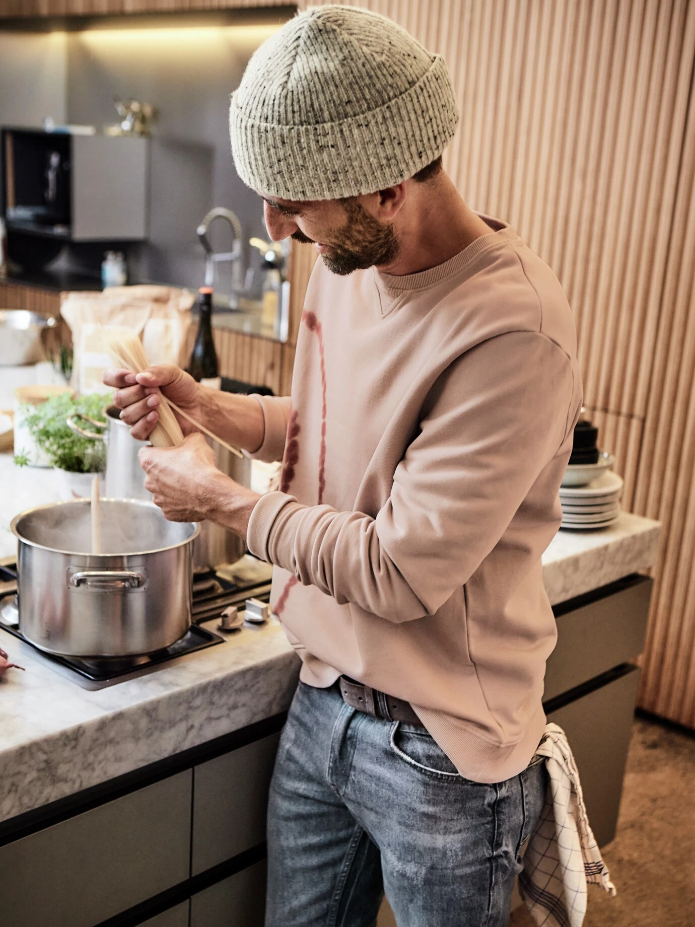 Shibori-Sweatshirt 2 Shibori-Sweatshirt – Bild 2