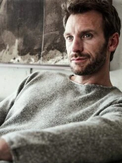 Bilateraler Kaschmirpullover -Men's Clothing Verkäufe EC23 7787 DF 1