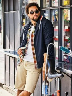 Tretarbeit-Cordshorts -Men's Clothing Verkäufe EC24 6074 DD 1