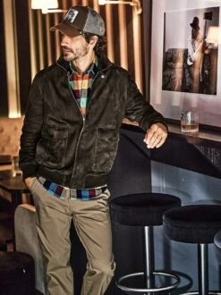 Blinkys Lederjacke -Men's Clothing Verkäufe EC24 6117 DE