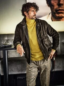 Blinkys Lederjacke -Men's Clothing Verkäufe EC24 6117 DF