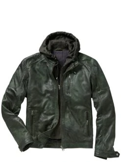 Hausboot-Lederjacke